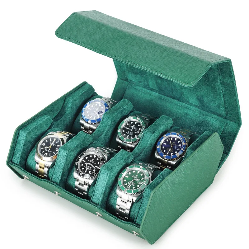 6 slots travel watch box