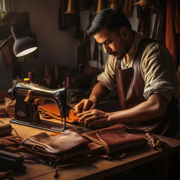 Custom leather bag manufacturer in China