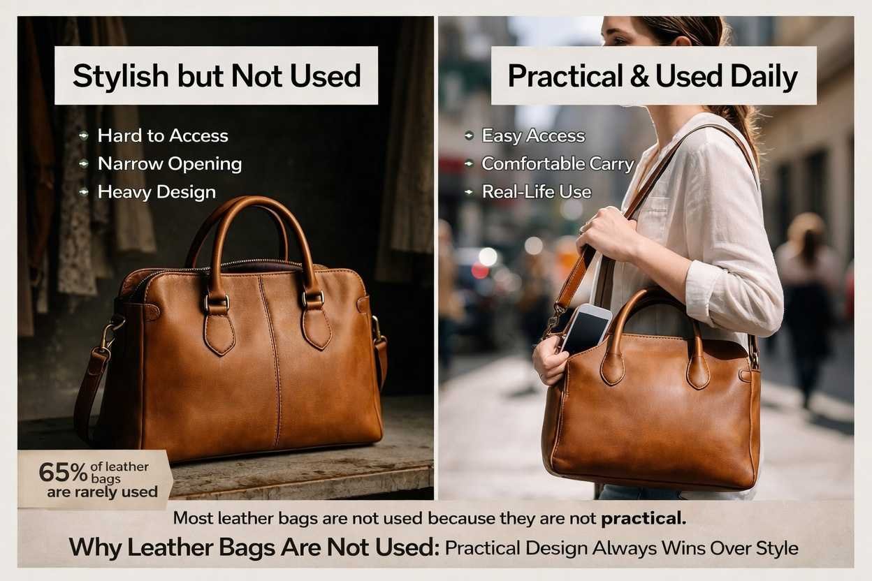 Why leather bags are not used - AUR analysis and functional design guide for B2B buyers