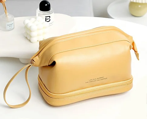 PU leather cosmetic bag