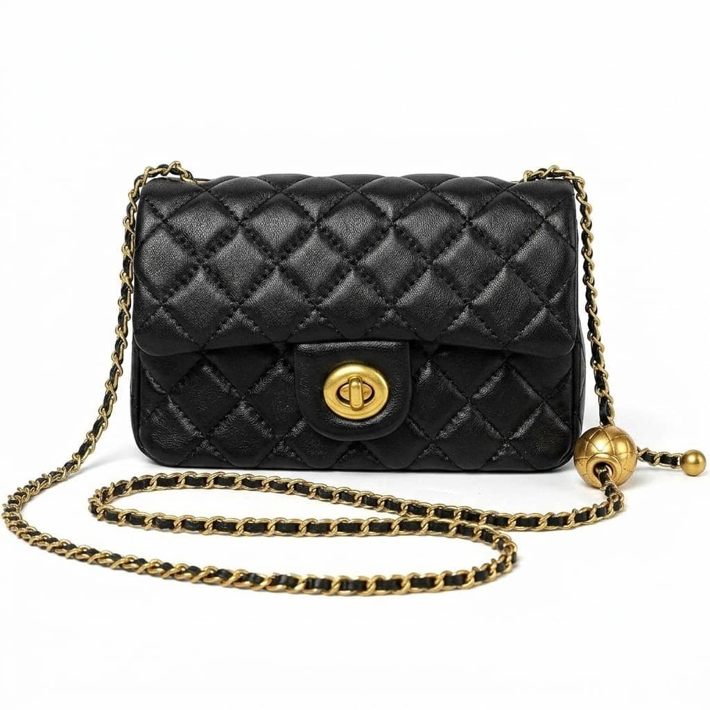 Custom leather Quilted crossbody purse manufacturer