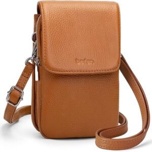 Custom leather cell phone cross body bag manufacturer