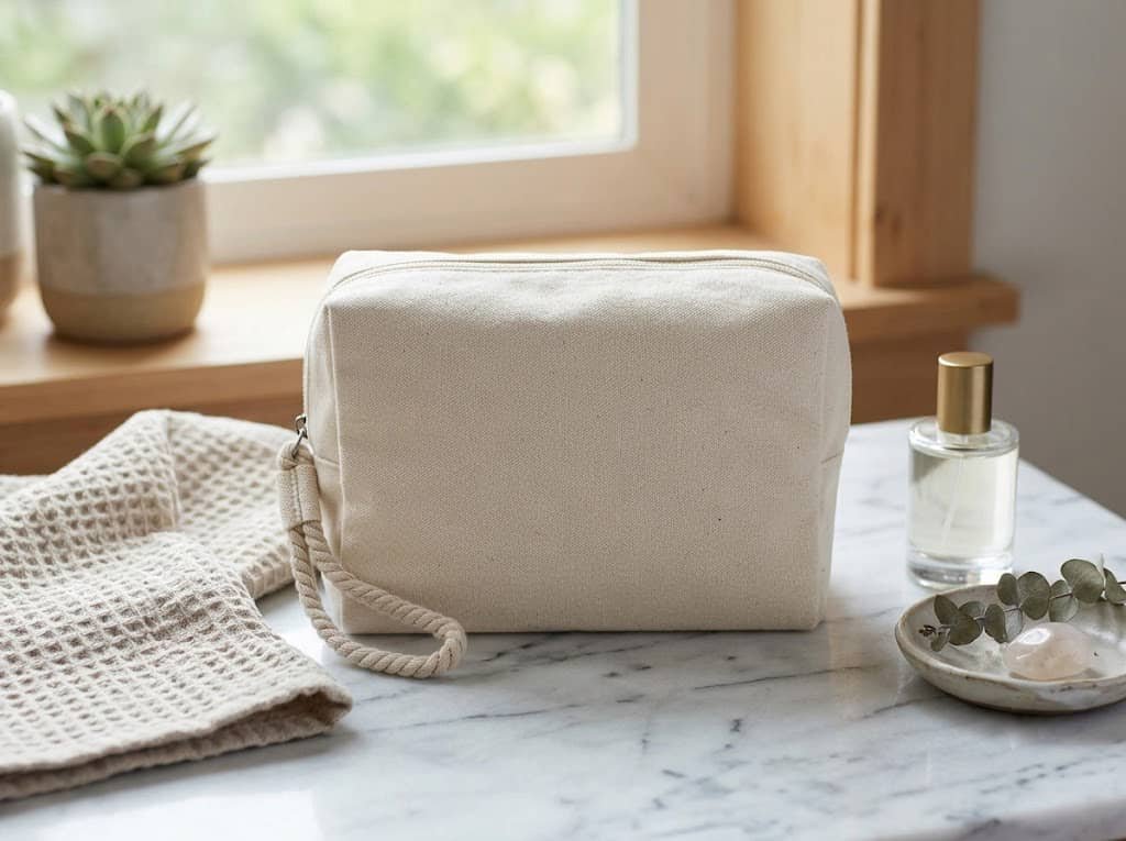 Best Cosmetic Bag Materials: How to Choose the Right Material for Your Custom Makeup Bags 4 canvas cosmetic bag manufacturer