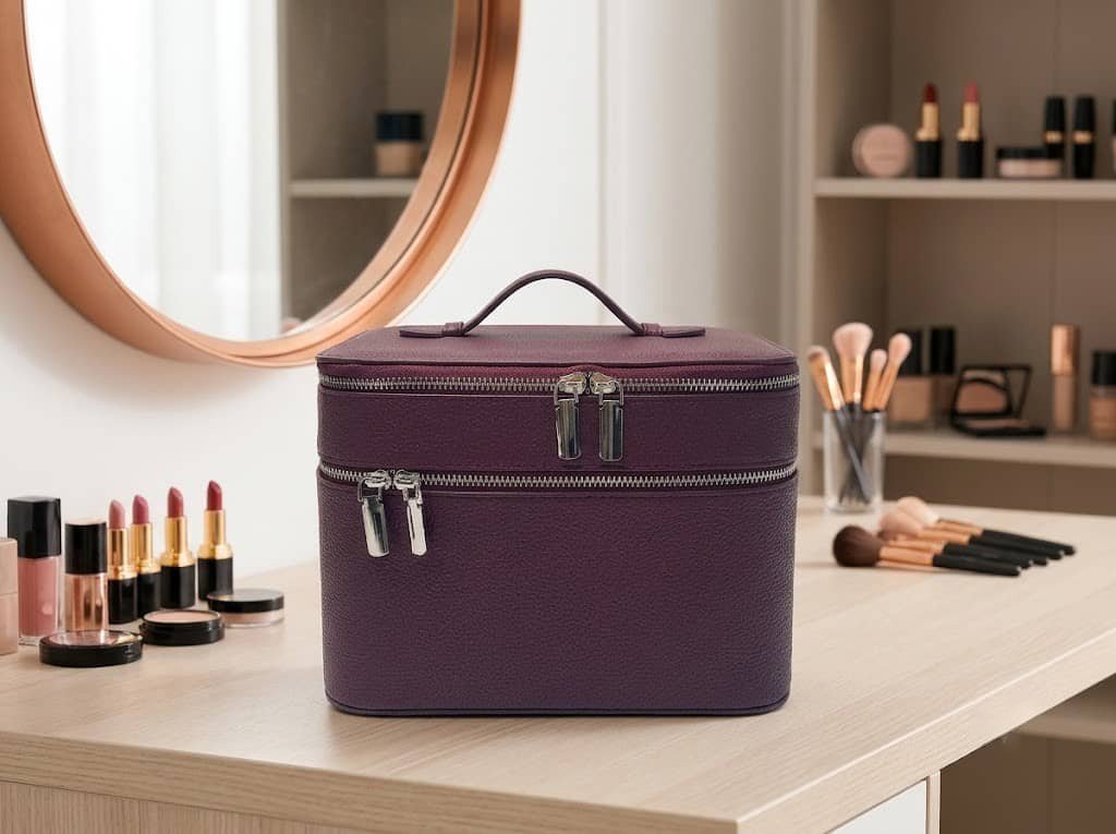 Top 10 Most Popular Makeup Bag Styles in 2026: The Complete OEM Buyer's Guide 10 Multi-layer makeup organizer with adjustable compartments for beauty products
