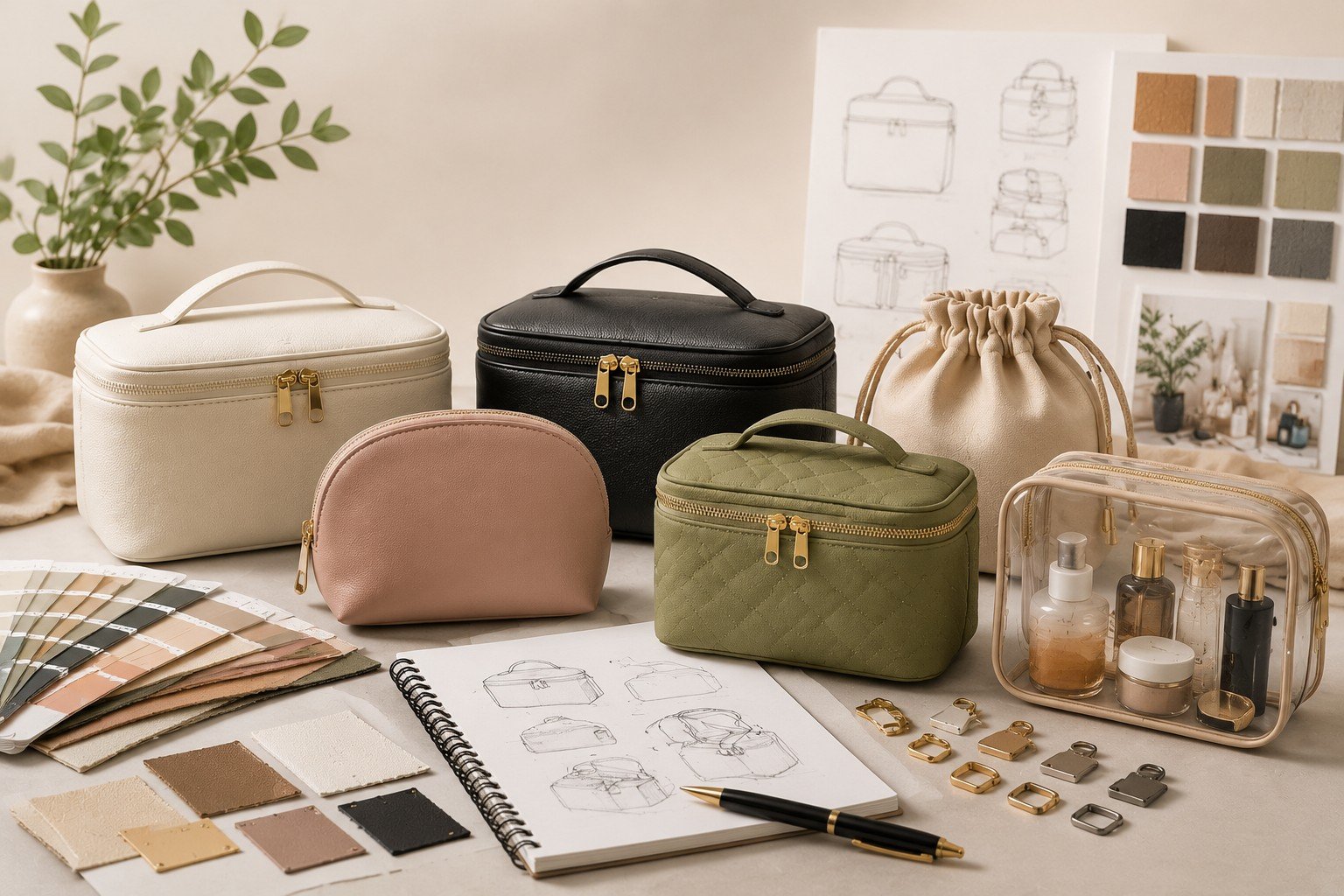 custom makeup bag design guide for beauty brands