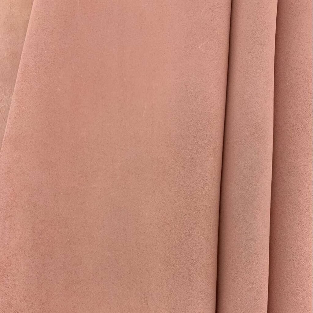 Leather Materials 12 Soft suede leather texture with velvet finish for premium bag interiors and accessories