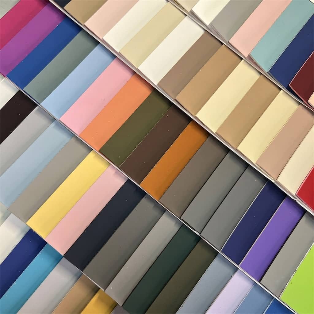 Leather Materials 16 Microfiber leather surface — consistent, premium synthetic texture